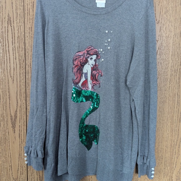 Torrid Her Universe Disney's Little Mermaid Ariel Sweater - Picture 5 of 8